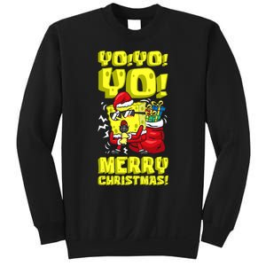 Mademark X Santa Yo Yo Yo Merry Christmas Spon Sweatshirt