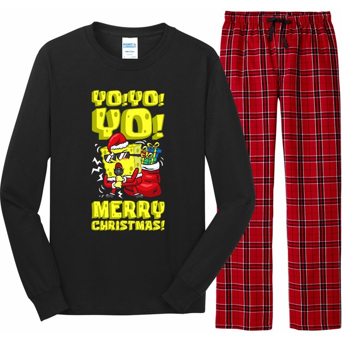 Mademark X Santa Yo Yo Yo Merry Christmas Spon Long Sleeve Pajama Set