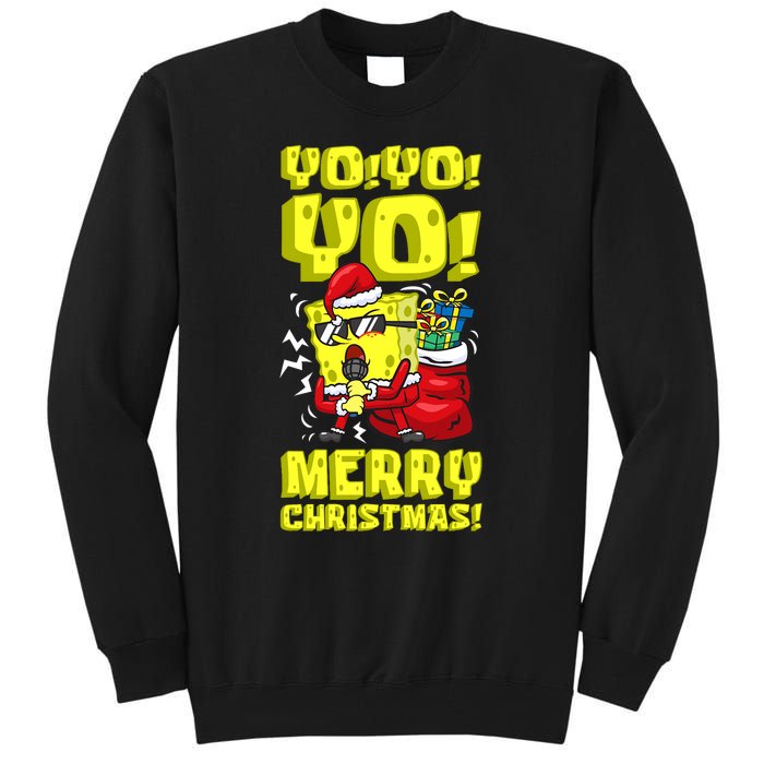 Mademark X Santa Yo Yo Yo Merry Christmas Spon Tall Sweatshirt