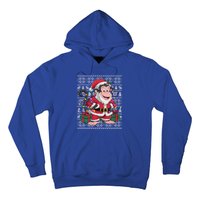 Monkey Xmas Style Ugly Santa Monkey Christmas Funny Gift Hoodie