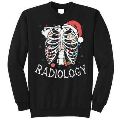 Merry Xraymas Skeleton Rib Cage Radiology Christmas Gifts Sweatshirt