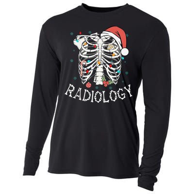 Merry Xraymas Skeleton Rib Cage Radiology Christmas Gifts Cooling Performance Long Sleeve Crew