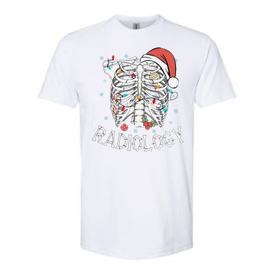 Merry Xraymas Skeleton Rib Cage Radiology Christmas Gifts Softstyle CVC T-Shirt