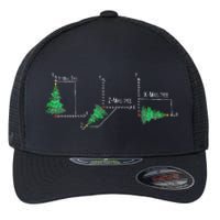 merry xmas tree math christmas  Flexfit Unipanel Trucker Cap