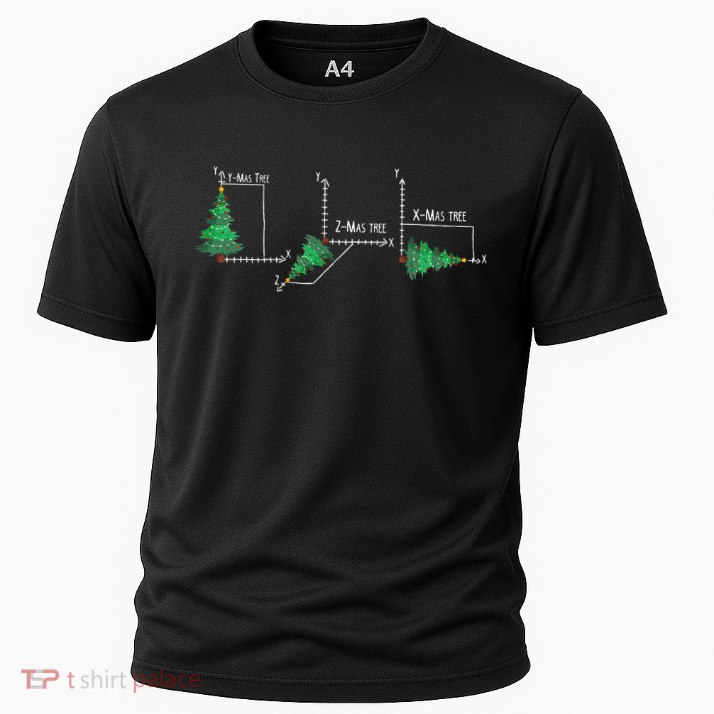 merry xmas tree math christmas  Cooling Performance Crew T-Shirt