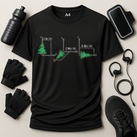 merry xmas tree math christmas  Performance Shirt