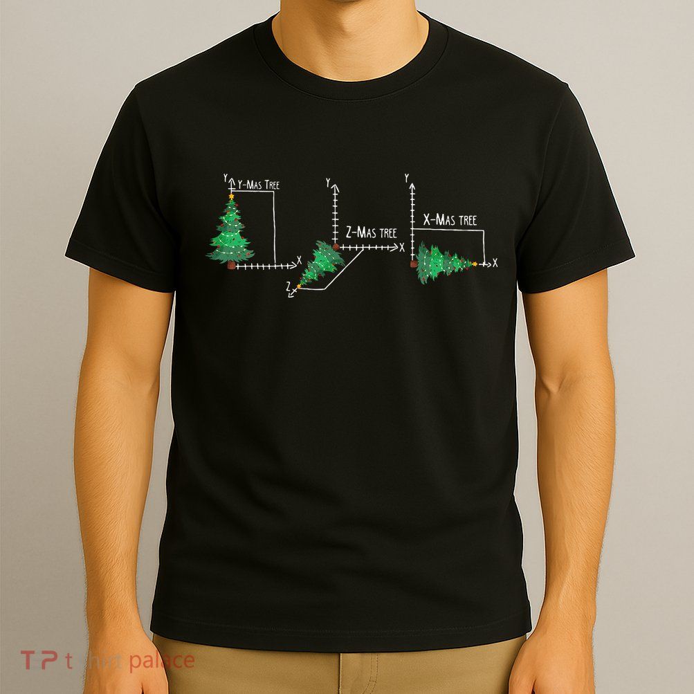 merry xmas tree math christmas  T-Shirt
