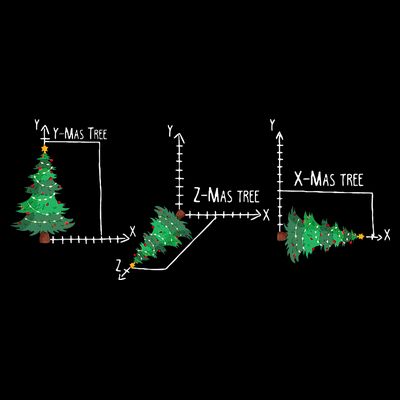 merry xmas tree math christmas  T-Shirt