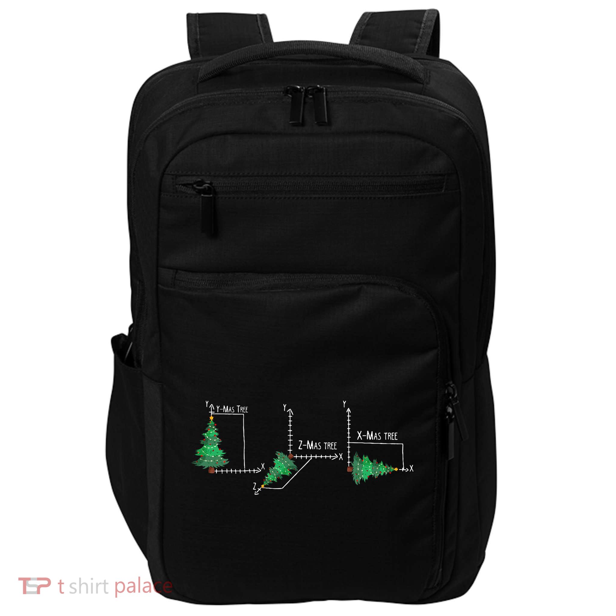 merry xmas tree math christmas  Impact Tech Backpack