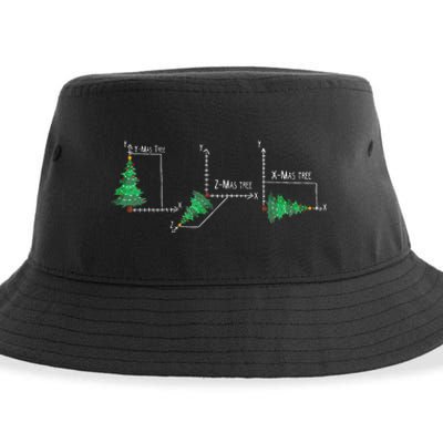 merry xmas tree math christmas  Sustainable Bucket Hat