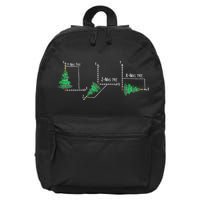 merry xmas tree math christmas  16 in Basic Backpack