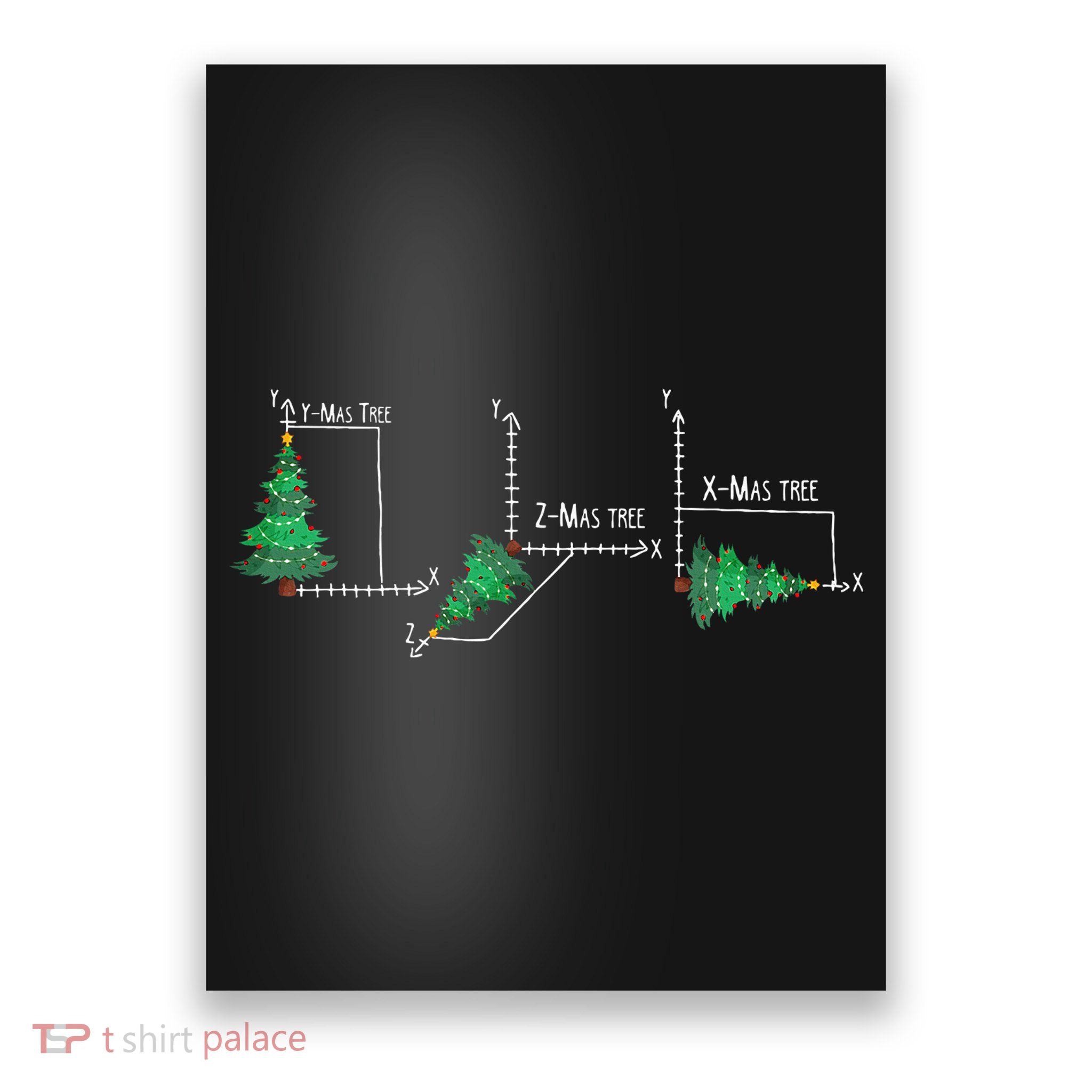 merry xmas tree math christmas  Poster
