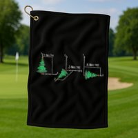 merry xmas tree math christmas  Golf Towel