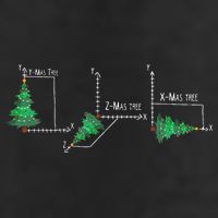 merry xmas tree math christmas  Golf Towel
