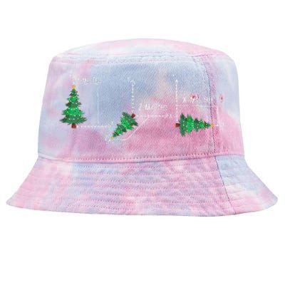 merry xmas tree math christmas  Tie-Dyed Bucket Hat