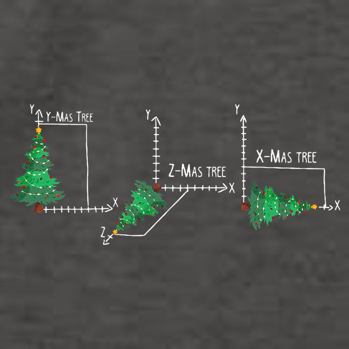 merry xmas tree math christmas  Vector Backpack