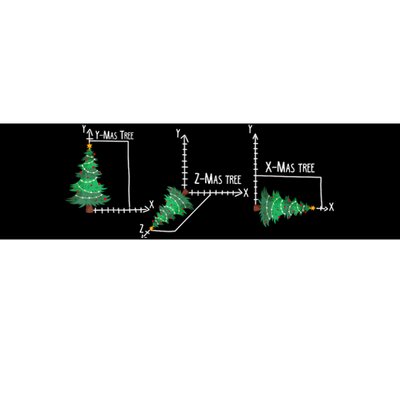 Merry Xmas Tree Math Funny Christmas Math Teacher Bumper Sticker