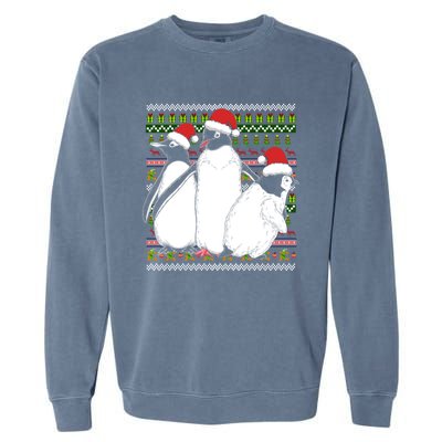 Merry Xmas Ugly Christmas Antarctica Animal Lover Penguin Meaningful Gift Garment-Dyed Sweatshirt