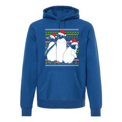 Merry Xmas Ugly Christmas Antarctica Animal Lover Penguin Meaningful Gift Premium Hoodie