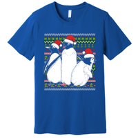 Merry Xmas Ugly Christmas Antarctica Animal Lover Penguin Meaningful Gift Premium T-Shirt