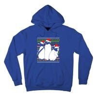 Merry Xmas Ugly Christmas Antarctica Animal Lover Penguin Meaningful Gift Tall Hoodie