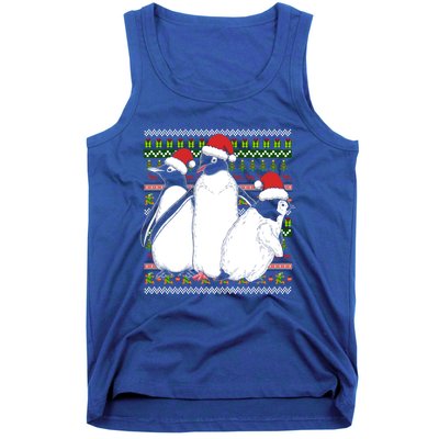 Merry Xmas Ugly Christmas Antarctica Animal Lover Penguin Meaningful Gift Tank Top