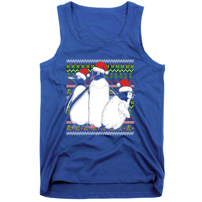 Merry Xmas Ugly Christmas Antarctica Animal Lover Penguin Meaningful Gift Tank Top