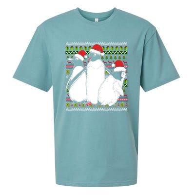 Merry Xmas Ugly Christmas Antarctica Animal Lover Penguin Meaningful Gift Sueded Cloud Jersey T-Shirt