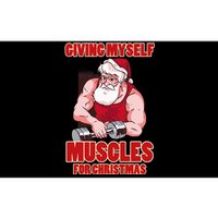 Muscle Xmas Weightlifting Santa Claus Costume Snow Christmas Bumper Sticker