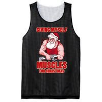 Muscle Xmas Weightlifting Santa Claus Costume Snow Christmas Mesh Reversible Basketball Jersey Tank