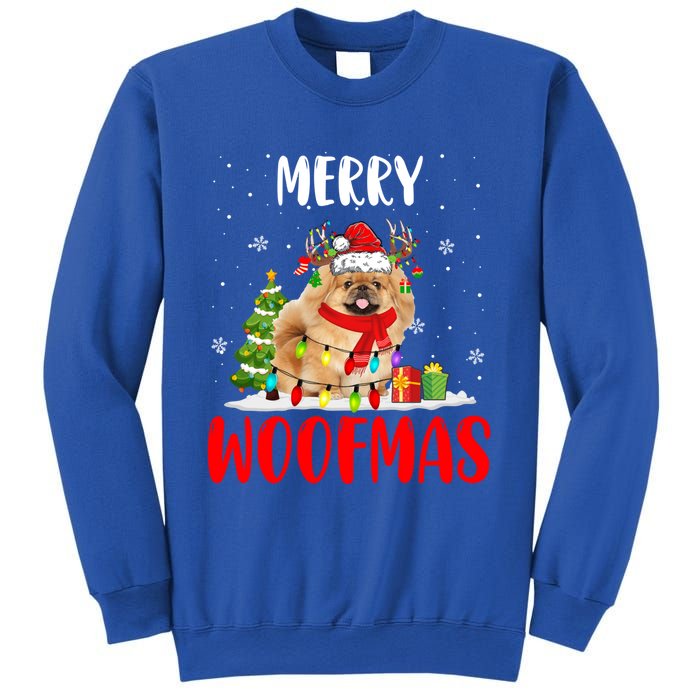 Merry Xmas Woofmas Xmas Lights Santa Reindeer Pekingese Dog Gift Sweatshirt