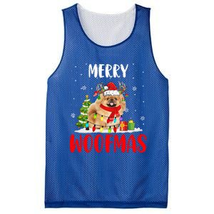 Merry Xmas Woofmas Xmas Lights Santa Reindeer Pekingese Dog Gift Mesh Reversible Basketball Jersey Tank