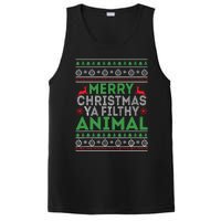 Merry Xmas Yafilthy Animal Funny Christmas Pajama PosiCharge Competitor Tank