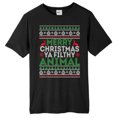 Merry Xmas ya-filthy animal funny christmas pajama Tall Fusion ChromaSoft Performance T-Shirt