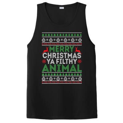 Merry Xmas ya-filthy animal funny christmas pajama PosiCharge Competitor Tank