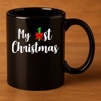 My 1st Christmas 11oz C Handle Ceramic Mug