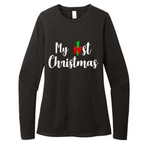 My 1st Christmas Womens CVC Long Sleeve Shirt