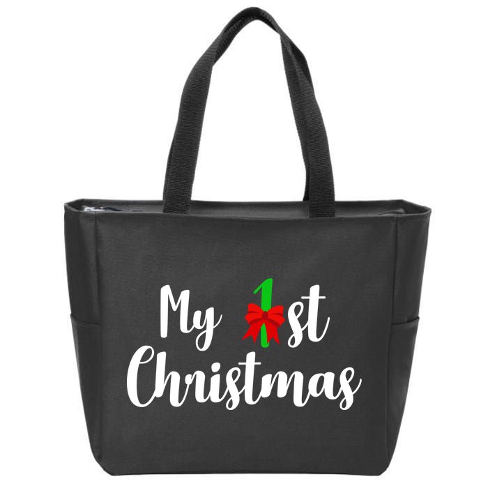 My 1st Christmas Zip Tote Bag