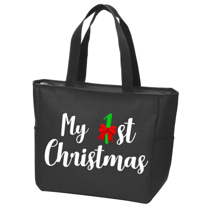 My 1st Christmas Zip Tote Bag