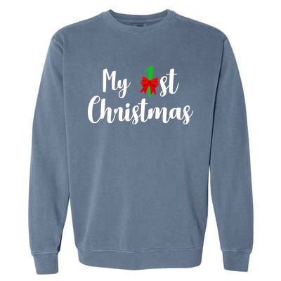 My 1st Christmas Garment-Dyed Sweatshirt