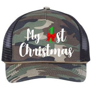 My 1st Christmas Retro Rope Trucker Hat Cap