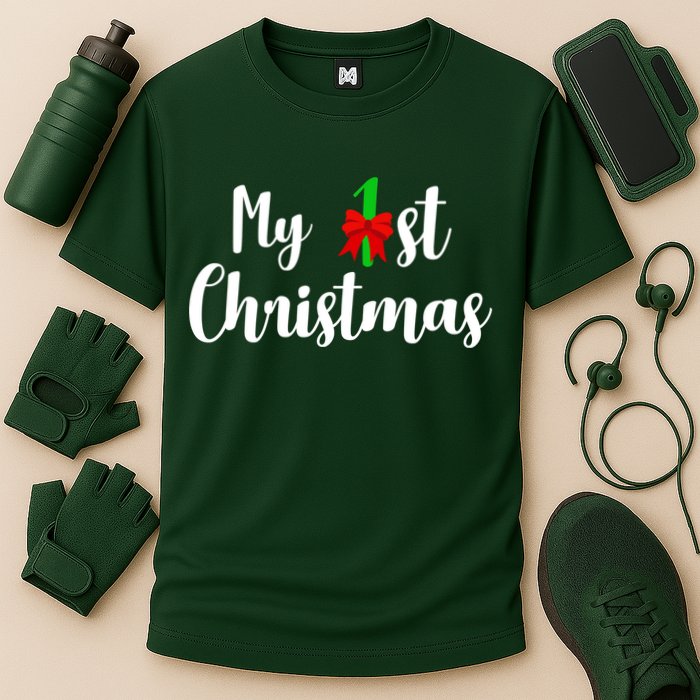 My 1st Christmas Cooling Performance Crew T-Shirt