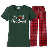 My 1st Christmas Women's Flannel Pajama Set