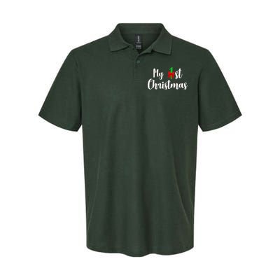 My 1st Christmas Softstyle Adult Sport Polo