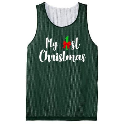 My 1st Christmas Mesh Reversible Basketball Jersey Tank