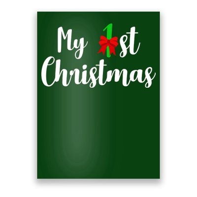 My 1st Christmas Poster