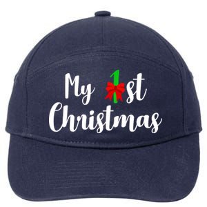 My 1st Christmas 7-Panel Snapback Hat