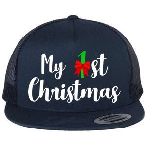 My 1st Christmas Flat Bill Trucker Hat