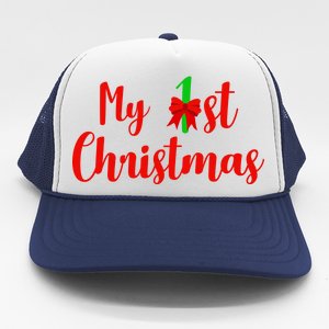 My 1st Christmas Trucker Hat