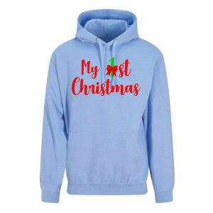 My 1st Christmas Unisex Surf Hoodie